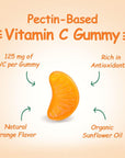 REMEDIATE Vitamin C Gummy for The Whole Family, Antioxidant & Immune Support, Anti-Aging, Iron Absorption for Vegan, 125 mg of Vitamin C Per Gummy, Pectin, Non-GMO, 60 CT