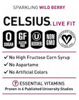 Celsius Sparkling Wild Berry 12oz