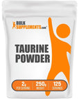 BULKSUPPLEMENTS.COM Taurine Powder - 250g