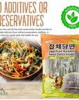 APEXY Sweet Potato Glass Noodles Straight Cut Japchae Noodles Korean Vermicelli Pasta Fatfree and Glutenfree 100 Sweet Potato Starch No Additive No Alum inside 1058oz Pack of 2