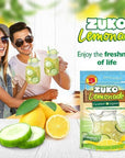 ZUKO Cucumber Instant Powder Drink Family Pack No Sugar Needed 141 Oz Pack of 6