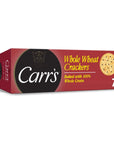 Carrs Whole Wheat Crackers NonGMO Project Verified Baked with 100 Whole Grain 7oz Box