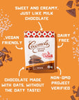 Cocomels Oatmilk Chocolate Covered Toffee Bark 35oz 6 Pack