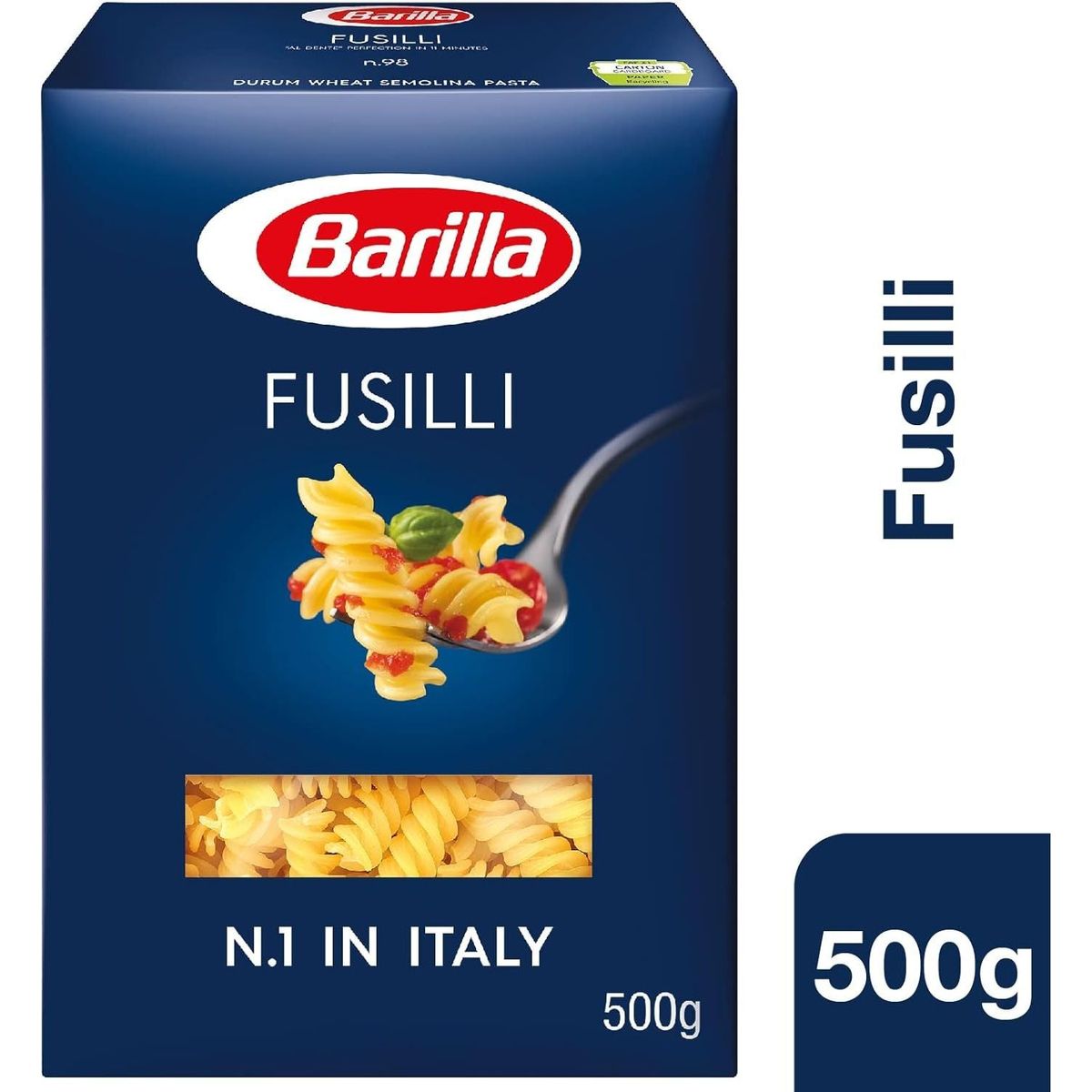 Pasta 500 Gr Integrale Fusilli Barilla