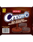 Jack N Jill Cream-O Chocolate Sandwich, 10 X 33 G