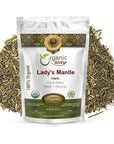 Organic Way Ladys Mantle Herb Cut  Sifted Alchemilla vulgaris  Herbal Tea  European WildHarvest  Kosher  USDA Certified  Vegan NonGMO  Gluten Free  100 Raw from Albania 14LBS  4Oz