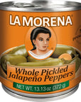 La Morena Whole Pickled Jalapeno Peppers 13oz 1 unit