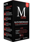 Mdrive Elite Test Booster for Men - Supports Immune Health, Energy, VO2Max, Recovery, Stress Relief, Lean Muscle, KSM-66 Ashwagandha, DIM, Fenugreek, 90 Capsules