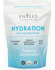 ENVEED SUPERFOOD Hydration | Sugar Free Post Workout Muscle Recovery for Men & Women - Vitamin C, Zinc, Magnesium & BCAA Amino Acids | Maximize Hydration with Premium Electrolytes - 20 Servings