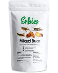 Erbies Edible Bug Mixed Trail Mix 15g Bag Seasoned and Crunchy Insects Crickets Grasshoppers Silkworm Pupae and Sago Worms Protein Packed Unique Snacks Fun Snacks Gift Idea 1Pack