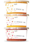 Mayde Bursting Popping Boba Pearls Strawberry Mango Passion Fruit  3 Flavor Party Kit 490 gms 3 pack