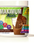 Maximum Kids Complete Organic Powder Mix. Great Tasting, Easy to use, Complete Nutritional Drink with 26 Vitamins and Minerals, 20g of Plant Protein, 3g of Fiber. Kid Tested. Parents Approved.