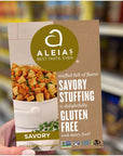 ALEIAS BEST TASTE EVER Savory Stuffing Mix  10 oz  2 Pack  Authentic Taste Classic Stuffing for Gluten Free Recipes Certified Gluten Free NonGMO Corn Free Soy Free Dairy Free Low Sodium Kosher