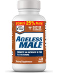 New Vitality Ageless Male Free Testosterone Booster Supplement for Men, 76 Tablets