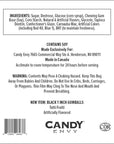 Candy Envy  Black 1 Inch Gumballs  2lb Bag  Approximately 113 Gumballs Per Bag  North American Made  Kosher Certified