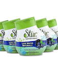 Stur Drinks  Blue  Blackberry Natural Water Enhancer Liquid Drink Mix Sugar Free Zero Calorie Vitamin C Stevia Make Your Own Fruit Infused Flavored Waters Makes 100 Drinks