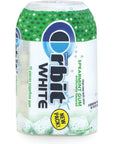 Orbit White Spearmint Sugar Free Chewing Gum 15 Count Pack of 9