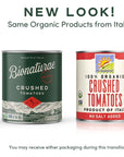 Bionaturae Organic Crushed Tomatoes  Crushed Tomatoes Can Crushed Tomatoes Organic No Salt Keto Friendly NonGMO No Added Sugar No Added Salt Made in Italy  282 Oz 12 Pack