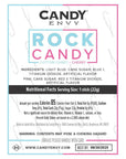 Light Blue and Pink Rock Candy Crystal Sticks  24 Indiv Wrapped  Cotton Candy  Cherry Flavored