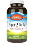 Carlson - Super 2 Daily, Multi  -  Omega-3s  Lutein  D3,