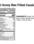 SweetGourmet Double Honey Bee Filled Hard Candy  1 Pound