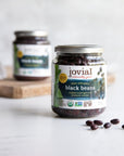 Jovial 100 Organic Black Beans  Black Beans Organic Fresh No Saturated Fat Gluten Free Recyclable Glass Great Source of Fiber No Additives or Preservatives Product of Italy  13 Oz