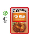 GEISHA Fish Steak in Louisiana Hot Sauce 353oz Pack of 24 Fish Steak HALAL  Kosher Certified  Gluten Free  Wild Caught  Good Source of Protein