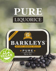 Barkleys Black Licorice Candy Licorice Pellets  Gluten Free Licorice Vegan Black Licorice Intense 1 Can x 16 gr