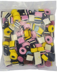 Gustafs English Licorice Allsorts  25 LB