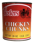 Yoders Fully Cooked Canned Chicken Chunks Case