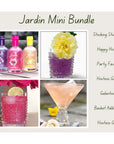 JARDIN PREMIUM 3 Pack Sugar Free Cocktail Mixers  Aromatic Spirit Enhancer for Cocktails and Mocktails  Rose Honeysuckle  Lavender Mixer for Water Mimosas Lemonade  Spritzers 676 Fl Oz