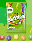 Skittle Sours Candy  Pack of 2  Smiling Sweets  Sour Outside and Sweet Inside  Bite Size Candy  Perfect for Sharing  Strawberry Grape Orange Lemon and Lime