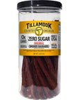 Tillamook Country Smoker Keto Friendly Zero Sugar Smoked Sausages Original 12 Ounce Tall Jar 17 Count