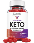 Justified Laboratories Transform Keto ACV Gummies 1000MG Vegan Non GMO with Pomegranate Juice Beet Root B12 60 Gummys