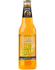 Saranac World Famous HandCrafted Orange Cream Soda Soft Drink 12 oz Glass Bottles 24 Pack