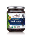 Jovial 100 Organic Black Beans  Black Beans Organic Fresh No Saturated Fat Gluten Free Recyclable Glass Great Source of Fiber No Additives or Preservatives Product of Italy  13 Oz