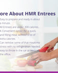 HMR Ultimate Entrée Pack  Prepackaged Lunch or Dinner to Support Weight Loss  Pack of 16 Ready to Eat Meals  1020 grams of Protein per Entrée  Low Calorie Food  78oz Servings per Meal