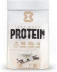 Motiv-8 Whey Protein, 100% Whey Protein Blend, 100 Calories, 20g of Protein, Low Carb, Enhances Recovery, Increases Protein Synthesis, High Protein Snack, Non GMO (15 Servings, Vanilla)