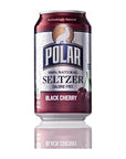 Polar Black Cherry Seltzer 12 oz Cans  Pack of 24