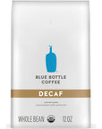 Blue Bottle Whole Bean Organic Coffee Decaf Medium Roast 12 Ounce bag Pack of 6