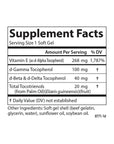 Carlson - E-Gems Elite, 400 IU (268 mg) Vitamin E with Tocopherols & Tocotrienols, Natural-Source, Vitamin E Capsules, Heart Health & Optimal Wellness, Antioxidant, Vitamin E Supplement, 120 Softgels