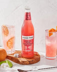 Fever Tree Sparkling Pink Grapefruit Soda  Premium Quality Mixer and Soda  Refreshing Beverage for Cocktails  Mocktails 200ml Bottle  Pack of 30