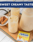 SPLENDA Zero Calorie Powdered Drink Mix Sugar Free Horchata Flavored Pitcher Packets Concentrado En Polvo Sabor Horchata Sachet 80 Count