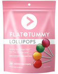 Flat Tummy Lollipops Pack of 30  Crush Cravings and Avoid Unwanted Calories  Apple Grape Watermelon  Berry  Delicious Low Calorie Diet Candy  Clinically Proven Ingredient