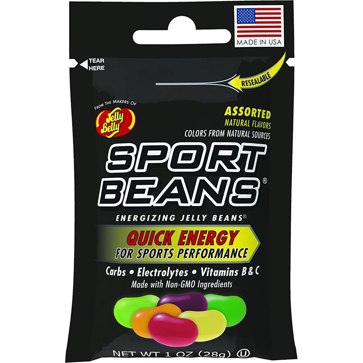 Jelly Belly Sport Beans 12Pack Assorted Sport Beans Orange Fruit Punch Green Apple Juicy Pear Lemon Lime Berry Click for More Sizes