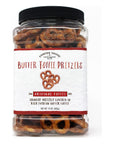 Everton Original Butter Toffee Pretzels Gourmet Artisan Butter Toffee Covered Pretzels made in small batches for that Rich Small Batch Butter Toffee Confection 15oz Gourmet Grab Jar