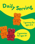 L’il Critters Immune C Daily Gummy Supplement Vitamin for Kids, for Vitamin C, D and Zinc for Immune Support, Orange, Lemon and Cherry Flavors, 190 Gummies