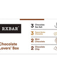 RXBAR Protein Bars, 12g Protein, Gluten Free Snacks, Chocolate Lovers Variety Pack, 4 Flavors (10 Bars)