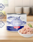 Dependable Food Chunk Light Tuna in Water  Bulk 665 oz Can Wild Caught Dolphin Safe Low Mercury  Kosher Certified