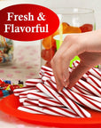 Bobs Sweet Stripes Soft Peppermint Candy 5 Pound Individually Wrapped Mint Candy Bulk Bag Red and White Peppermint Flavor Candies for Holidays Parties Easter 5lb